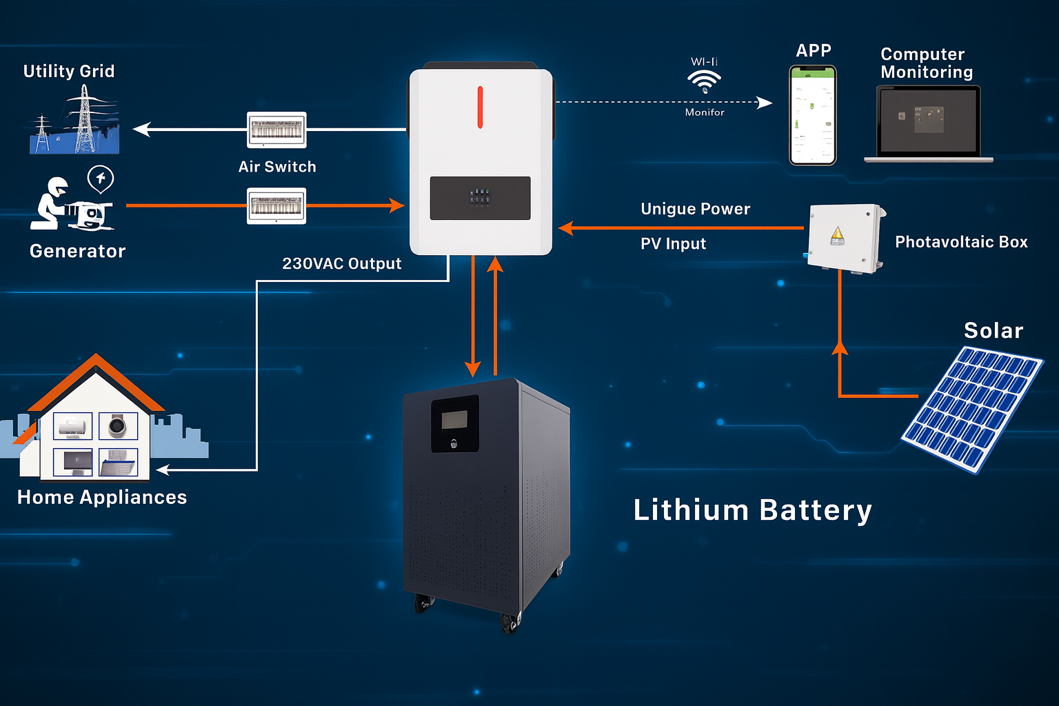 30kwh system connection
